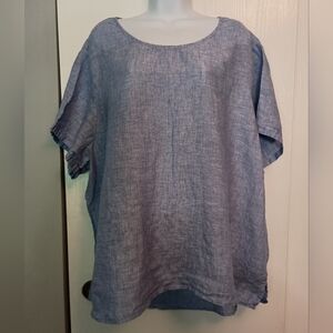 EUC Tahari Short Sleeve Shirt Sz 3XL